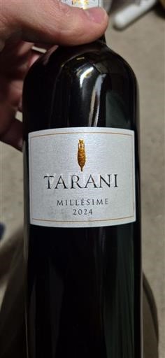 Jugozahod Comté tolosan Tarani Millésime 2024