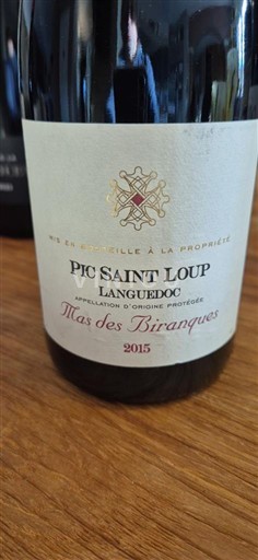 Langvedok Pic-saint-loup Mas des Brunques 2015