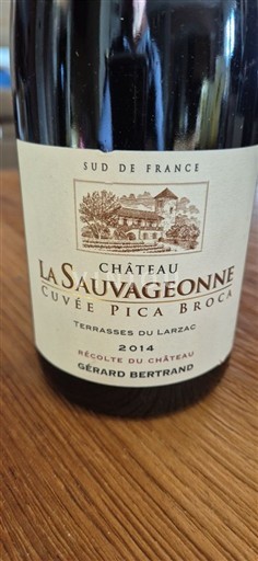 Languedoc Terrasses-du-Larzac Château La Sauvageonne Pica Broca 2014
