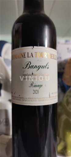 Roussillon Banyuls Domaine La Tour Vieille Rimage 2020
