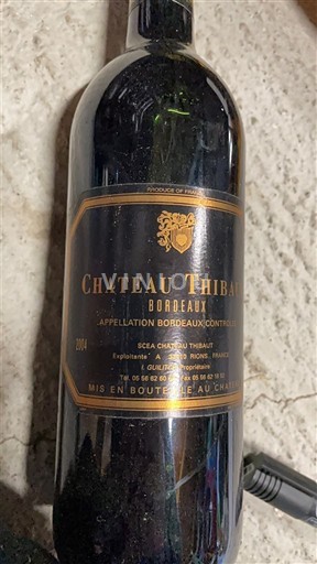 Bordéus Château Thibaut 2004