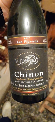 Thung lũng sông Loire Chinon Jean-Maurice Raffault Les Picasses 2011