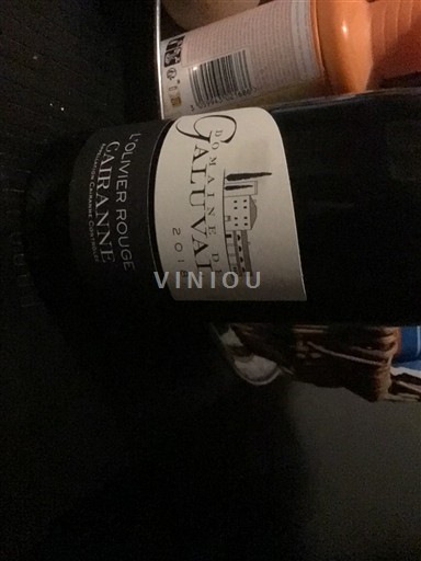 Rhônen laakso Cairanne Domaine Galuval L'Olivet Rouge 2018