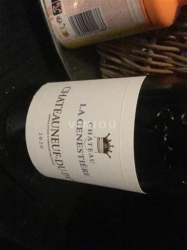 Údolí Rhôny Châteauneuf-du-Pape Château La Genestière 2020