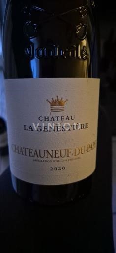 Thung lũng Rhône Châteauneuf-du-pape Château La Genestière 2020