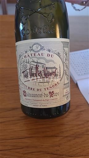 Rhônedalen Châteauneuf-du-Pape Château Mourre du Tendre Les Vieilles Vignes Icke årgångsbetecknad