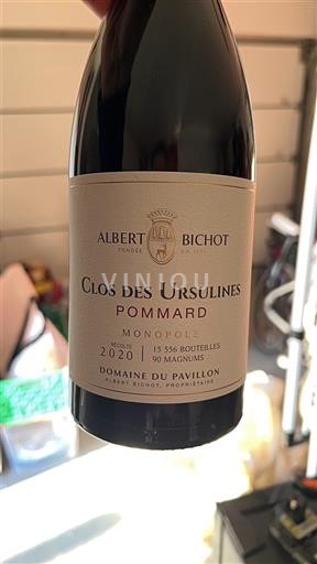 Bourgogne Pommard Domaine Albert Bichot - du Pavillon Clos des Ursulines 2020