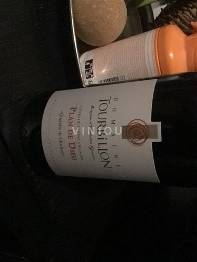 Rhônen laakso Côtes-du-rhône-villages Domaine Tourbillon Plan de dieu Ei vuosikertaa