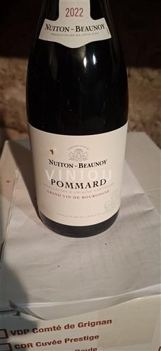 Bourgogne Pommard Nuiton-Beaunoy 2022