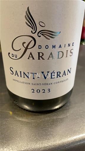 Bourgogne Saint-Véran Domaine Paradis 2023