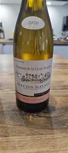 Burgundi Mâcon ja Mâcon-kylät Domaine La Croix Senaillet 2020