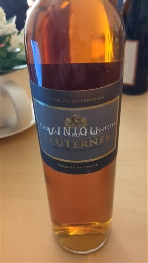 Burdeos Sauternes Château Larose Montéils Sin añada