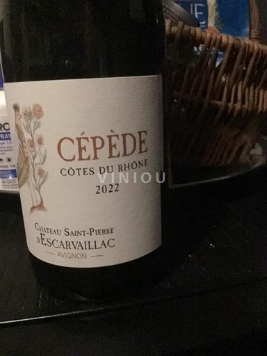 Valle del Rodano Côtes-du-Rhône Château Saint-Pierre Escarvaillac Cepede 2022