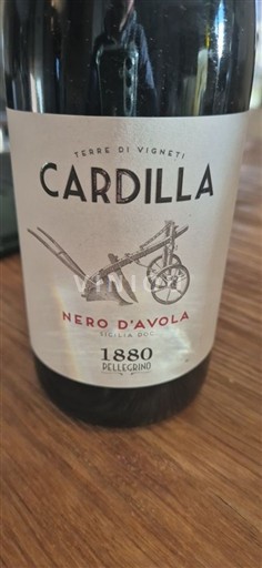 Vinos Rouge sec Cardilla Pellegrino 2022 Italia Sicilia No especificado DOC