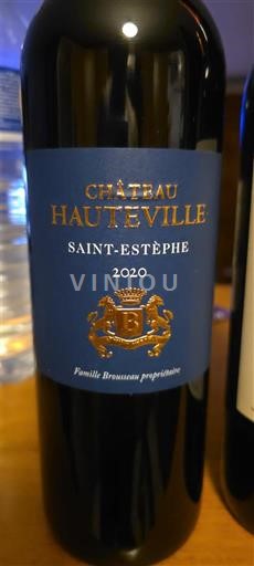 Bordeaux Saint-Estèphe Château Hauteville 2020