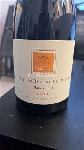 Burgundy Savigny-lès-Beaune Premier Cru Domaine Ardhuy Aux Clous 2021