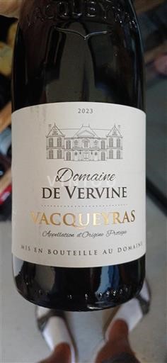 Thung lũng Rhône Vacqueyras Domaine Vervine 2023