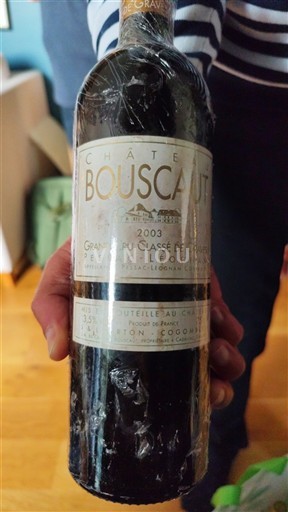 Bordeaux Pessac-Léognan Grand Cru Classé Château Bouscaut 2003