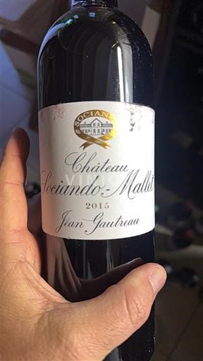 Bordeaux Haut-Médoc Château Sociando-Mallet 2015