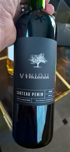 Bordeaux Bordeaux Supérieur Château Penin Tradition 2020