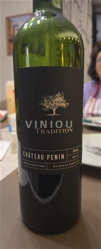 Bordoja Bordeaux Supérieur Château Penin Tradition 2020