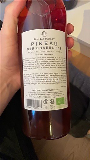 Poitou-Charentes Pineau des Charentes Jean-Luc Pasquet Neleten.