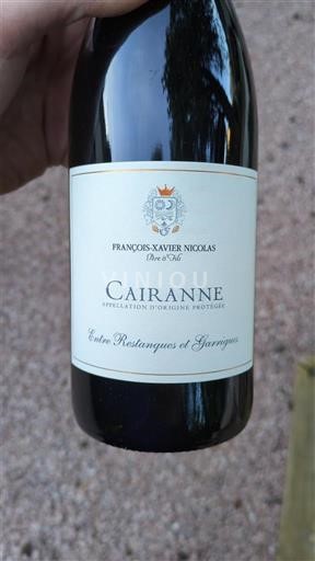 Rhônen laakso Cairanne François-Xavier Nicolas Entre Restanques et Garrigues 2022