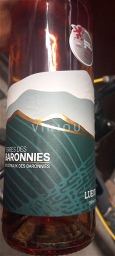 Alpes và các vùng Rhodanien Coteaux des Baronnies Terres des Baronniers Lueurs Không niên vụ