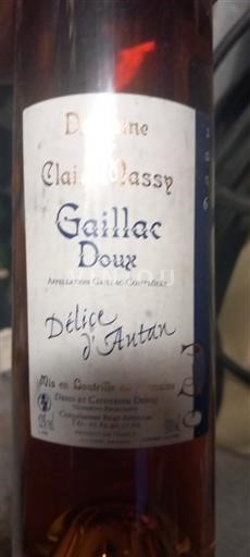 Zuidwest-Frankrijk Niet gespecificeerd Domaine Clairot Clauzy Délice d'Autan Niet-geïntegreerd