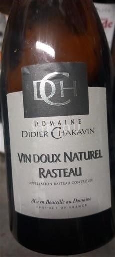 Thung lũng Rhône Rasteau Domaine Didier CHARAVIN Không niên vụ