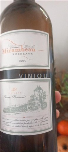 Bordeaux Château Tour de Mirambeau 2010