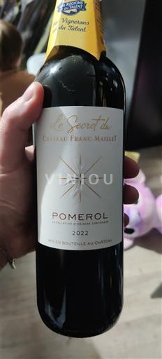 Bordeaux Pomerol Château Franc Maillet Le Secret du Château Franc Maillet 2022