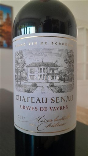 Bordeaux Graves-de-vayres Château Senau 2017