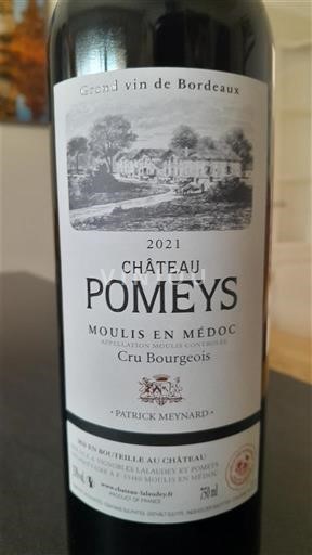 Bordeaux Moulis-en-Médoc Cru Bourgeois Château Pomeys 2021