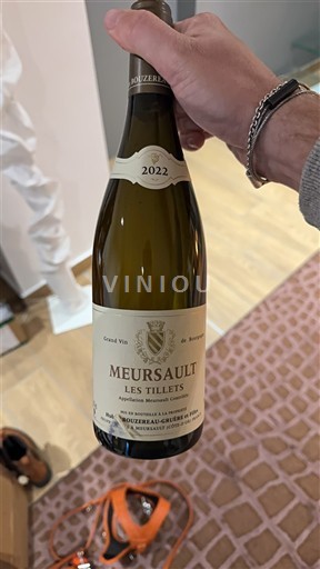 Bourgogne Meursault Domaine Bouzereau-Gruère Les Tillets 2022