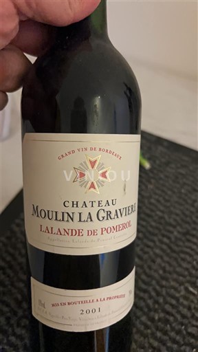 Bordeaux Lalande-de-Pomerol Château Moulin La Gravière 2001