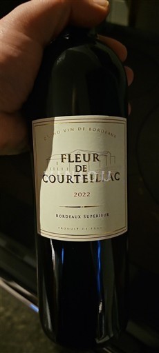 Bordeaux Bordeaux Supérieur Fleur de Courteillac 2022