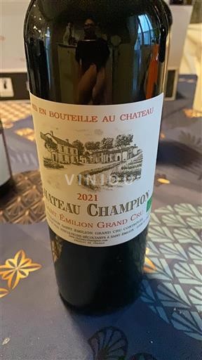 Bordeaux Saint-Émilion Grand Cru Grand Cru Château Champion 2021