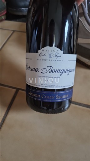 Burgundija Burgundska gricevja Maison Colin Seguin 2014