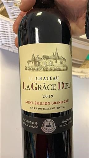 Bordeaux Saint-Émilion Grand Cru Grand Cru Château La Grâce Dieu 2019