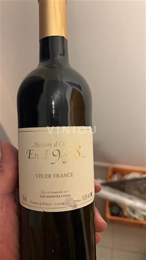 Languedoc Ospecificerad EARL Recoltants à Fanjeaux Histoire d'Ocim En 1958... Icke årgångsbetecknad