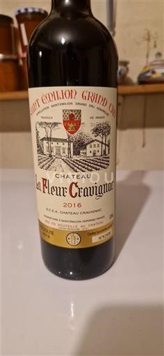 Burdeos Saint-Émilion Gran Cru Grand Cru Château La Fleur Cravignac 2016