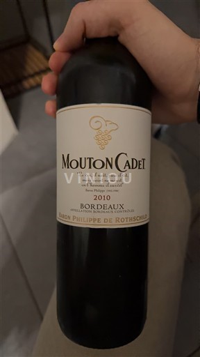 Burdeos Bordeaux Baron Philippe de Rothschild Mouton Cadet 2010