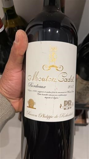 Bordeaux Baron Philippe de Rothschild Mouton Cadet 2017
