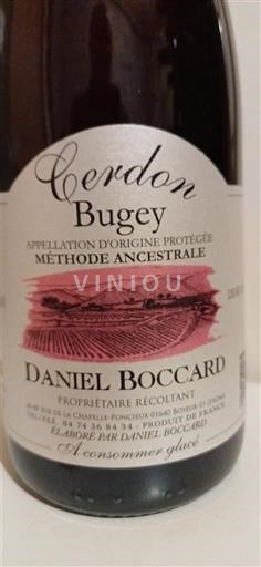Vinos Espumosos Rosé demi-sec Daniel Boccard 2024 Francia Saboya y Bugey Bugey-Cerdon AOC