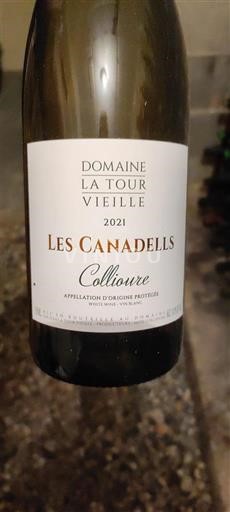 Roussillon Collioure Domaine La Tour Vieille Les Canadells 2021