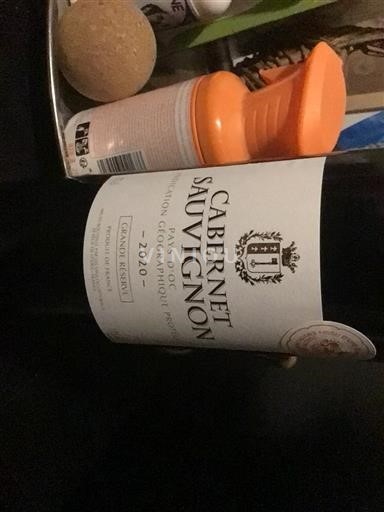 Languedoc y Rosellón País de Oc Cabernet Sauvignon Grande Réserve 2020