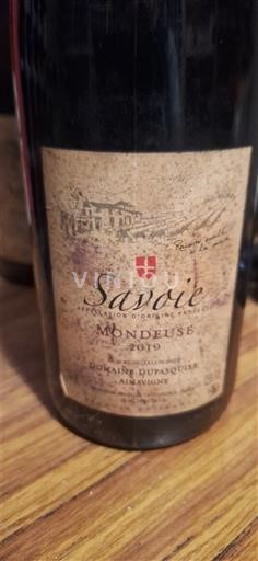 Savoyen und Bugey Mondeuse Domaine Dupasquier Aimé 2018
