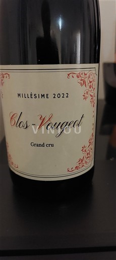 Borgoña Clos-de-vougeot Grand Cru Château Clos du 2022