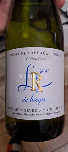 Loire-dalen Muscadet-Sèvre-et-Maine Domaine Raphaël Luneau R du temps... Vieilles Vignes 2020